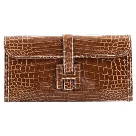 hermes jige clutch crocodile price|kelly clutch vs hermes.